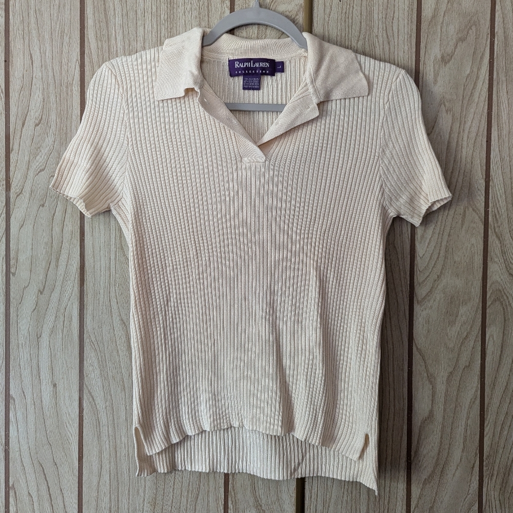 Vintage Purple label Ralph Lauren Silk Polo